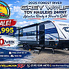 2025 Forest River Grey Wolf Toy Haulers 24RRT