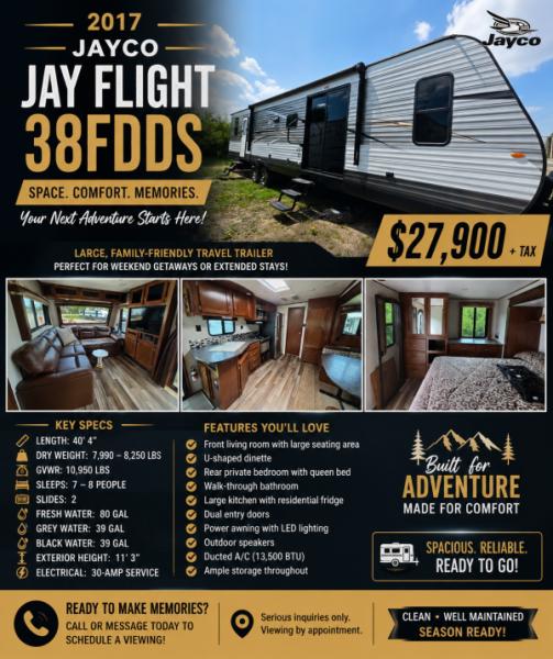 2017 Jayco 38FDDS