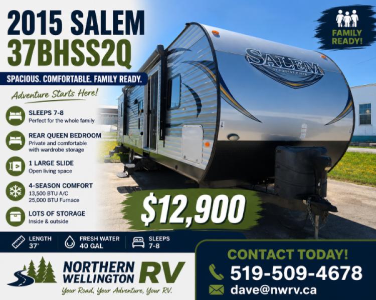 2015 Forest River Salem 37BHSS2Q